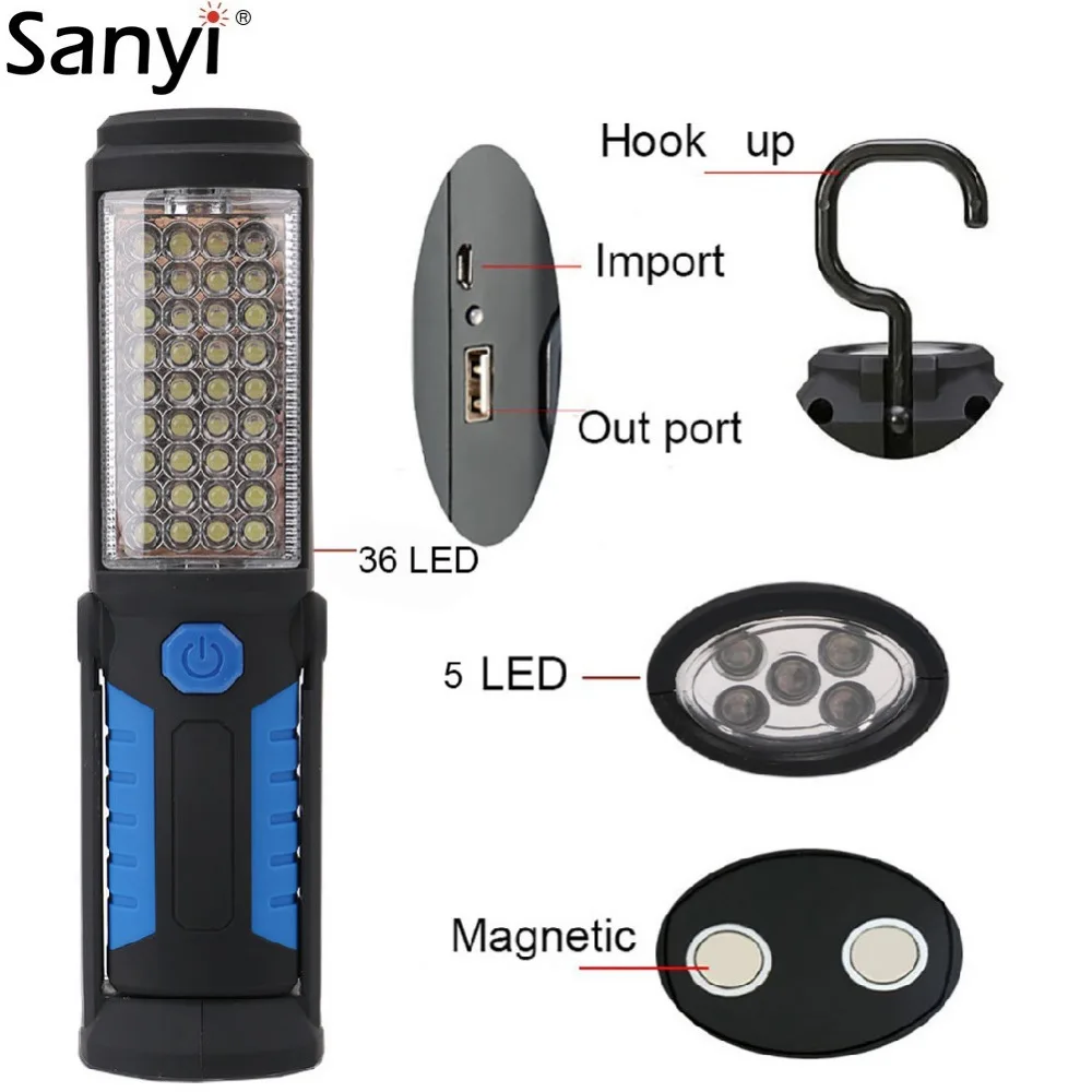 36+5 LED Flexible Hand Torch Flashlight Work Inspection Light USB Rechargeable Durable Magnetic Hook Stand USB Rechargeable Lamp
36+5 LED Flexible Hand Torch Flashlight Work Inspection Light USB Rechargeable Durable Magnetic Hook Stand USB Rechargeable Lamp