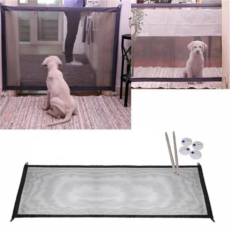 2018 Pet Dog Gate Fences Portable Folding Safe Guard Indoor and Outdoor Protection Safety Magic Gate For Dogs Cat Pet
2018 Pet Dog Gate Fences Portable Folding Safe Guard Indoor and Outdoor Protection Safety Magic Gate For Dogs Cat Pet