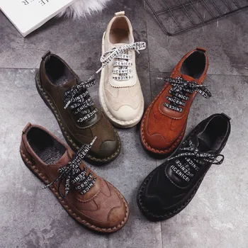Korean Harajuku Student Casual Shoes Genuine Leather Versatile Flat Single Shoes Nice Girl Literary Retro Japanese Doll Shoes
Korean Harajuku Student Casual Shoes Genuine Leather Versatile Flat Single Shoes Nice Girl Literary Retro Japanese Doll Shoes