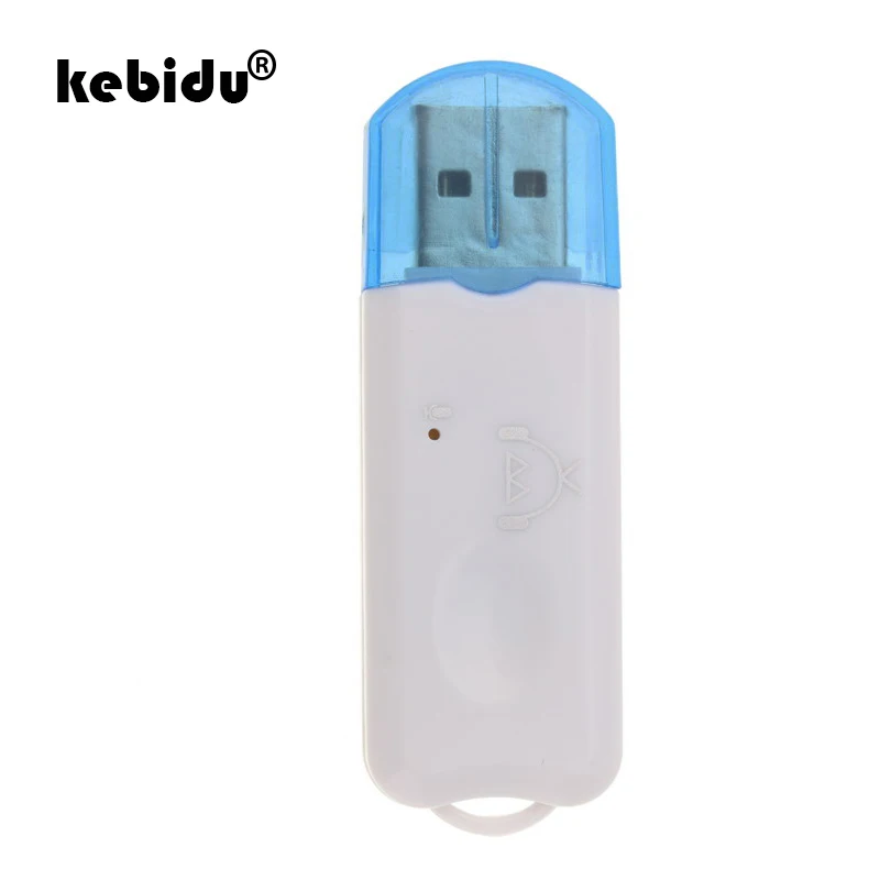 Kebidu синий беспроводной USB Bluetooth V5.0 аудио музыкальный приемник адаптер для