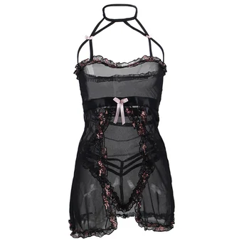 Womens Lingerie And Exotic Transparent Dessous Sexy Black Split Lace Edage Exotic Apparel One Size Seksi Babydoll RS80548
Womens Lingerie And Exotic Transparent Dessous Sexy Black Split Lace Edage Exotic Apparel One Size Seksi Babydoll RS80548