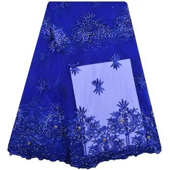 Latest African Lace Fabric 2019 high quality Nigerian French Fabric Sapphire blue French Tulle Lace for wedding dress A1297
Latest African Lace Fabric 2019 high quality Nigerian French Fabric Sapphire blue French Tulle Lace for wedding dress A1297
