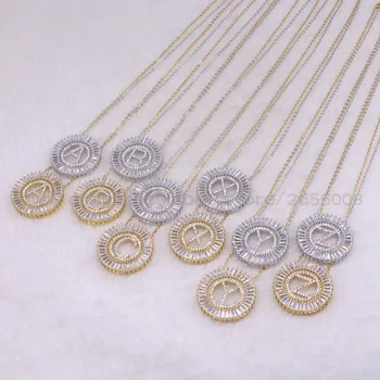 6Pcs Fashion High quality letter pendant necklace metal chain necklace micro pave A to Z Letter charms necklace 3197
6Pcs Fashion High quality letter pendant necklace metal chain necklace micro pave A to Z Letter charms necklace 3197