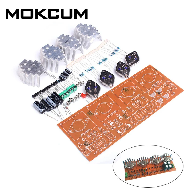 Electronic DIY Kits OCL Amplifier Board Suite 100W Dual Track Two Channel Stereo Eletronica Electric Experiment DIY Electronic
Electronic DIY Kits OCL Amplifier Board Suite 100W Dual Track Two Channel Stereo Eletronica Electric Experiment DIY Electronic