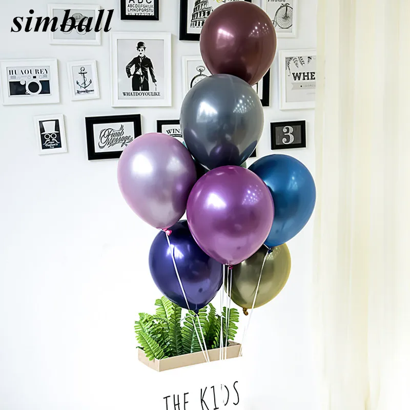New Glossy Metal Pearl Latex Balloons 10" Thick Chrome Metallic Colors Inflatable Air Balloons Globos Metalicos Party Decoration
New Glossy Metal Pearl Latex Balloons 10" Thick Chrome Metallic Colors Inflatable Air Balloons Globos Metalicos Party Decoration