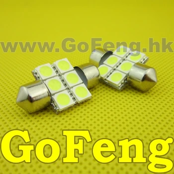 100PCS/LOT Car led light festoon 31mm 36mm 39mm 41mm C5W 6 leds smd 6SMD 5050 Auto led FREE SHIPPING
100PCS/LOT Car led light festoon 31mm 36mm 39mm 41mm C5W 6 leds smd 6SMD 5050 Auto led FREE SHIPPING