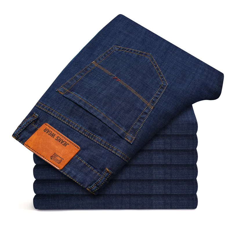 2019 Men Cotton Straight Classic Jeans Spring Autumn Male Denim Pants Overalls Designer Men Jeans High Quality Size
2019 Men Cotton Straight Classic Jeans Spring Autumn Male Denim Pants Overalls Designer Men Jeans High Quality Size
