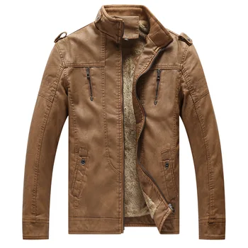 Fashion New Warm Plus Velvet Jacket Men's Motorcycle Pull Leather Coat Super Handsome Youthful Leather Jacket Size M-4XL
Fashion New Warm Plus Velvet Jacket Men's Motorcycle Pull Leather Coat Super Handsome Youthful Leather Jacket Size M-4XL