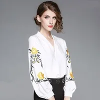 2018-new-fashion-women-chiffon-Embroidery-lantern-Sleeve-v-neck-spring-autumn-summer-blouse-female-girls.jpg_200x200