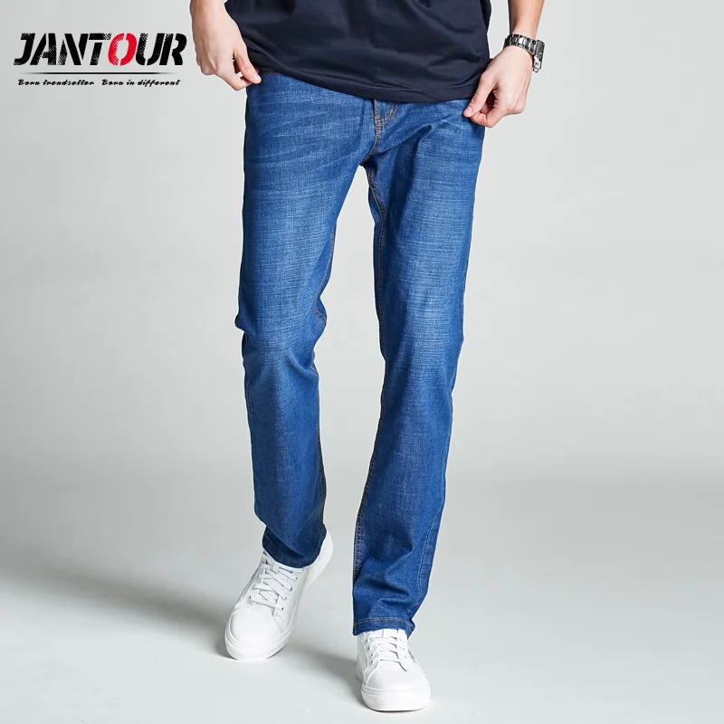 Jantour 2019 New Jeans Men Classical Jean High Quality Straight Leg Male Casual Pants Blue Cotton Denim Trousers Plus Size 28-40
Jantour 2019 New Jeans Men Classical Jean High Quality Straight Leg Male Casual Pants Blue Cotton Denim Trousers Plus Size 28-40
