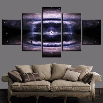 Painting HD Print Modular Picture Home Decor Poster 5 Pieces Universe Black Hole Poster Canvas Paintings Living Room Wall Art
Painting HD Print Modular Picture Home Decor Poster 5 Pieces Universe Black Hole Poster Canvas Paintings Living Room Wall Art