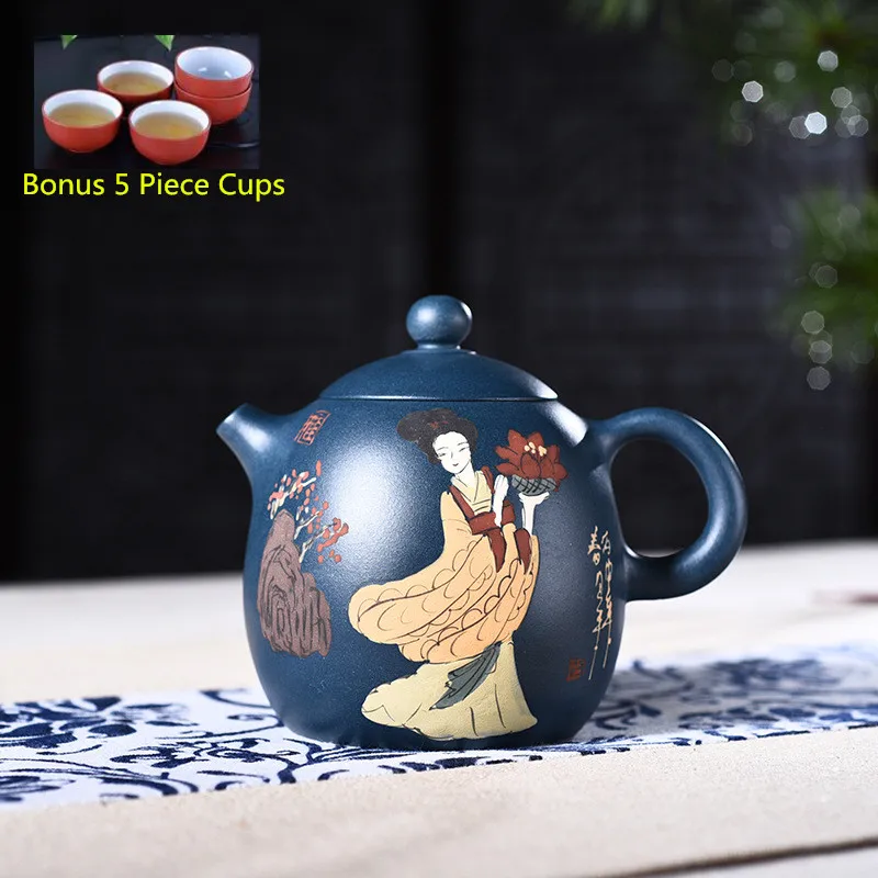 240ml Yixing Purple Clay Tea Pot Genuine Full Original Green Mud Painted Dragon Egg Teapot Kung Fu Tea Set Free Shipping
240ml Yixing Purple Clay Tea Pot Genuine Full Original Green Mud Painted Dragon Egg Teapot Kung Fu Tea Set Free Shipping
