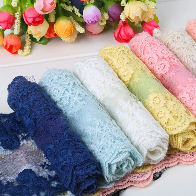 1Mlot 14cm Width Lace Mesh Fabric Embroidery Pattern Lace Fabric Wedding Dress Clothing DIY Decoration Material
1Mlot 14cm Width Lace Mesh Fabric Embroidery Pattern Lace Fabric Wedding Dress Clothing DIY Decoration Material