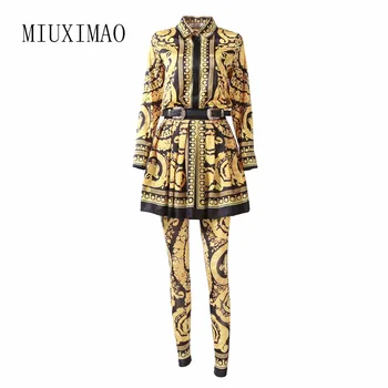 2018 Latest Spring New Arrival Fashion Turn-down Collar Full Sleeve Printed Top + Mini Skirt + Elegant Slim Pants Suit Women
2018 Latest Spring New Arrival Fashion Turn-down Collar Full Sleeve Printed Top + Mini Skirt + Elegant Slim Pants Suit Women