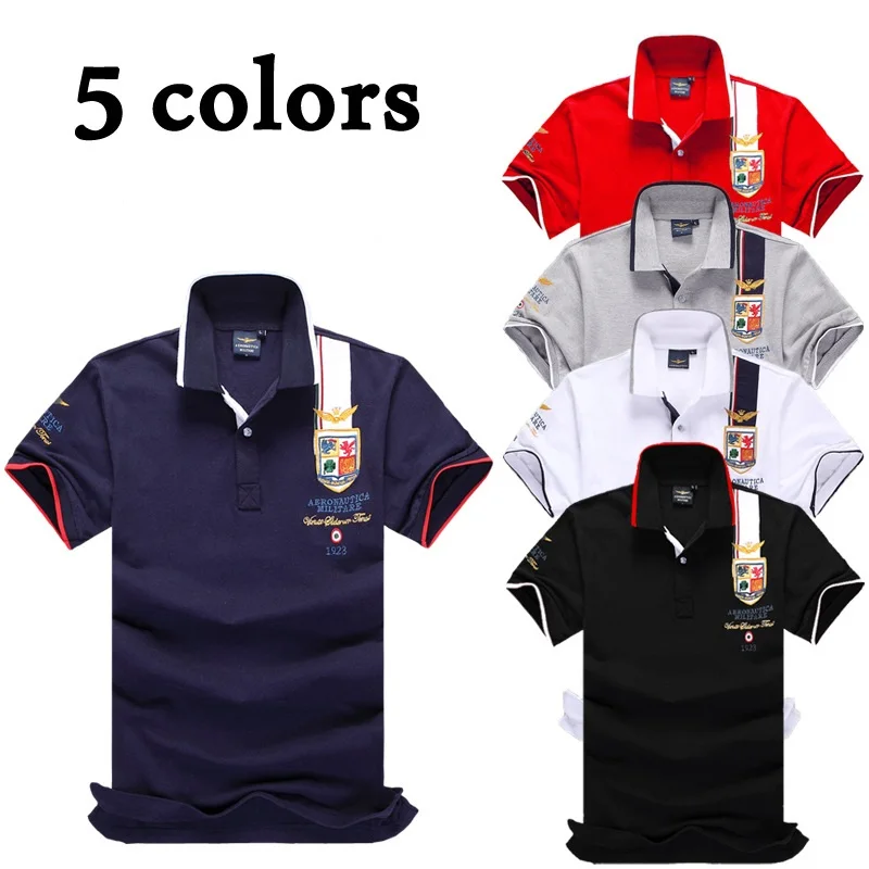 High Quality Camisas Masculinas Polo Australian calvin RETAIL AERONAUTICA MILITARE Men's POLO Shirt Air Force One Embroidered
High Quality Camisas Masculinas Polo Australian calvin RETAIL AERONAUTICA MILITARE Men's POLO Shirt Air Force One Embroidered