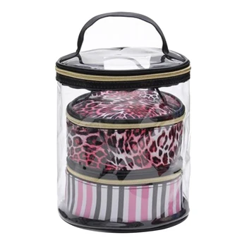 2019 New PVC 3PCS Round Transparent Cosmetic Bag Set Travel Waterproof Women's Makeup Bag Organizer Kits Toiletry Bags
2019 New PVC 3PCS Round Transparent Cosmetic Bag Set Travel Waterproof Women's Makeup Bag Organizer Kits Toiletry Bags