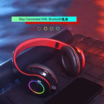 Wireless Headphones Bluetooth Headset Foldable Stereo Gaming Earphones With Microphone For PC Computer Games Laptops Headphones
Wireless Headphones Bluetooth Headset Foldable Stereo Gaming Earphones With Microphone For PC Computer Games Laptops Headphones