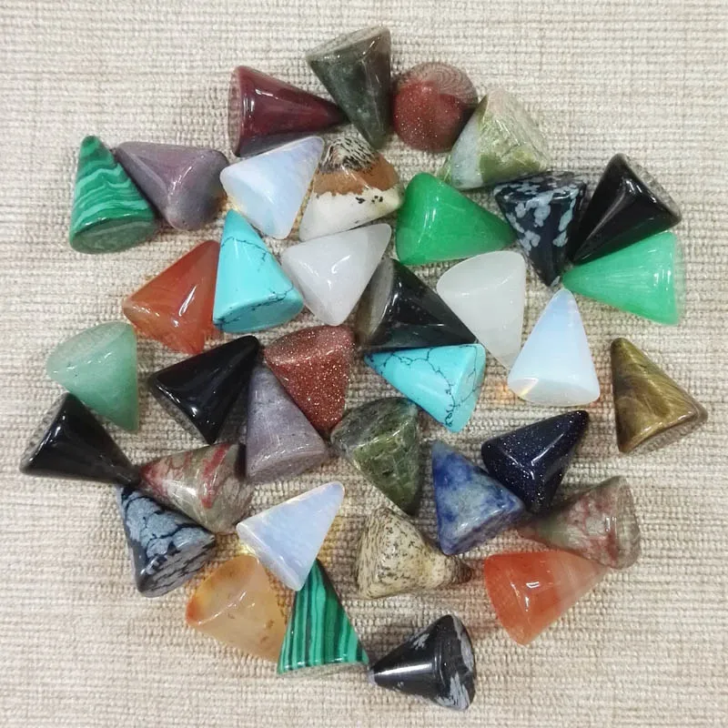 natural stone beads cone shape cab cabochon fashion assorted 10x12mm loose bead for jewelry Accessories wholesale 30pcs/lot
natural stone beads cone shape cab cabochon fashion assorted 10x12mm loose bead for jewelry Accessories wholesale 30pcs/lot