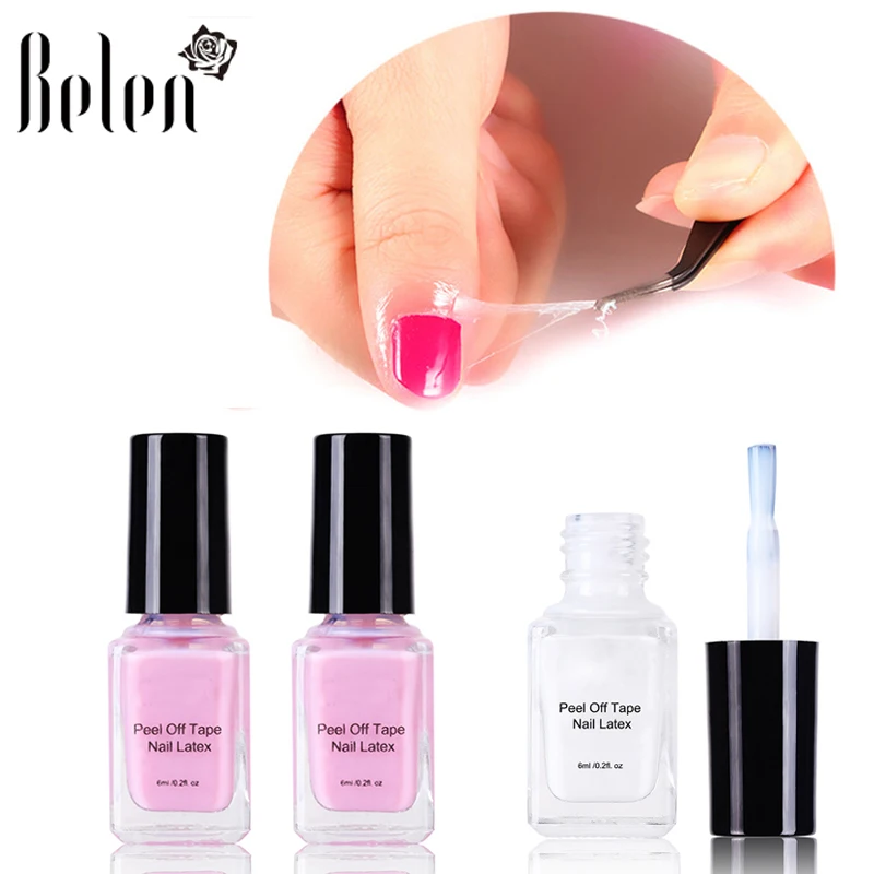 Belen Nail Latex Peel Off Tape Paint Gellak White Pink Finger Skin Protective Gel Nail Polish Cuticle Guard Nail Care Tool 6ml
Belen Nail Latex Peel Off Tape Paint Gellak White Pink Finger Skin Protective Gel Nail Polish Cuticle Guard Nail Care Tool 6ml