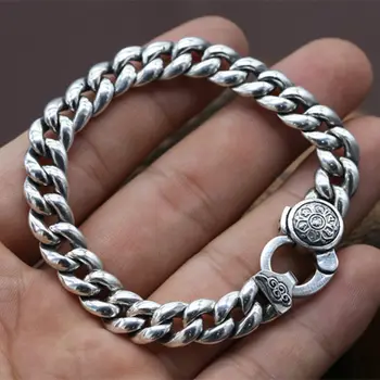 Solid Sterling Silver 925 Link Chain Bracelet Women Simple Design 925 Sterling Silver Jewelry 31.2g Gothic Personality Bijoux
Solid Sterling Silver 925 Link Chain Bracelet Women Simple Design 925 Sterling Silver Jewelry 31.2g Gothic Personality Bijoux
