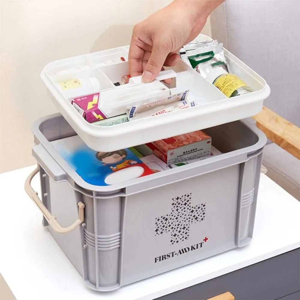 Handheld Medicine Storage Box First Aid Kit Box Case Emergency Kit Container Portable Medicine Storage Organizer Dropshipping
Handheld Medicine Storage Box First Aid Kit Box Case Emergency Kit Container Portable Medicine Storage Organizer Dropshipping