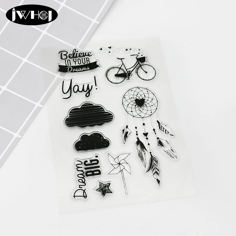 Clouds bicycle dreamcatcher silicone transparent soft stamps for scrapbooking Handmade card diy stamp Photo Album Craft gift
Clouds bicycle dreamcatcher silicone transparent soft stamps for scrapbooking Handmade card diy stamp Photo Album Craft gift