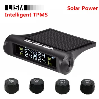 Intelligent Smart Car TPMS Tyre Pressure Monitoring System Solar Power charging Digital LCD Display Auto Security Alarm Systems
Intelligent Smart Car TPMS Tyre Pressure Monitoring System Solar Power charging Digital LCD Display Auto Security Alarm Systems
