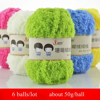 6balls/lot Colourful Coral Fleece Baby Wool Yarn DIY Knitting Children Coat Scarf Hand Knitted Yarn Knit Blanket Crochet Yarn
6balls/lot Colourful Coral Fleece Baby Wool Yarn DIY Knitting Children Coat Scarf Hand Knitted Yarn Knit Blanket Crochet Yarn