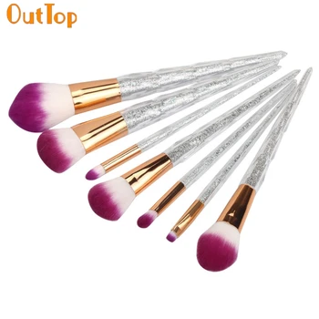 OutTop Love Beauty 7pcs Professional Makeup Brushes Set Silver Glitter Clear Plastic Handle Powder Foundation Tools 170322 Drop
OutTop Love Beauty 7pcs Professional Makeup Brushes Set Silver Glitter Clear Plastic Handle Powder Foundation Tools 170322 Drop