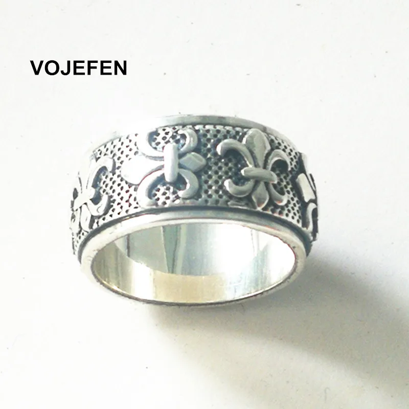VOJEFEN Men's 925 Sterling Silver Ring Collections Transfer Buddha Lucky Amulet Lettering The outer ring is rotatable Ring
VOJEFEN Men's 925 Sterling Silver Ring Collections Transfer Buddha Lucky Amulet Lettering The outer ring is rotatable Ring