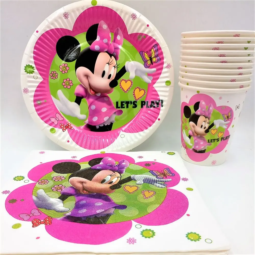 40pcs/lot Minnie Mouse birthday Party Cup/Plate/Napkin Party Decoration Disposable Tableware Kids Boys birthday Party Supplies
40pcs/lot Minnie Mouse birthday Party Cup/Plate/Napkin Party Decoration Disposable Tableware Kids Boys birthday Party Supplies