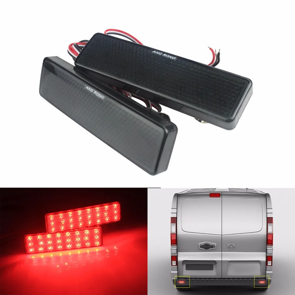 ANGRONG For Nissan Primastar 2001-up For Opel / Vauxhall Black Lens Rear Bumper Reflector LED Tail Stop Light(CA327)
ANGRONG For Nissan Primastar 2001-up For Opel / Vauxhall Black Lens Rear Bumper Reflector LED Tail Stop Light(CA327)