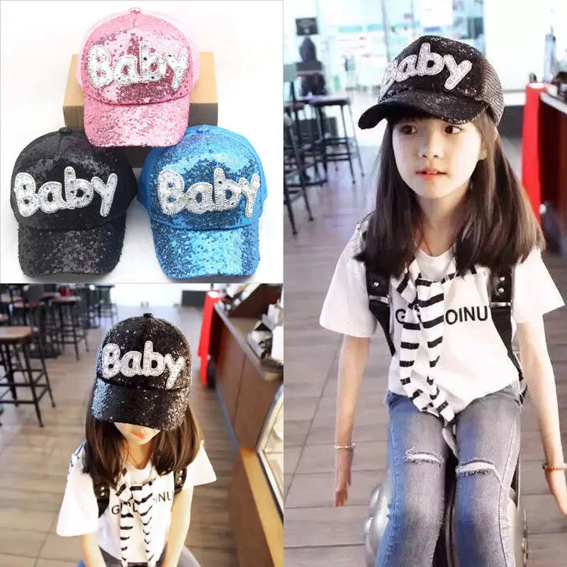 2018 Fashion Causal Toddler Baby Girls Boys Baseball Hats Adjustable Sequins Mesh Baby Letter Sunhat 5 Style
2018 Fashion Causal Toddler Baby Girls Boys Baseball Hats Adjustable Sequins Mesh Baby Letter Sunhat 5 Style