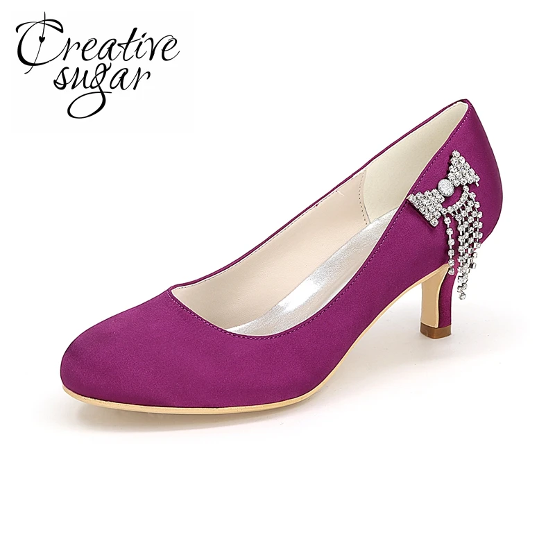 Creativesugar Elegant lady low heel dress shoes rounded toe with crystal butterfly charm for wedding party prom cocktail colors
Creativesugar Elegant lady low heel dress shoes rounded toe with crystal butterfly charm for wedding party prom cocktail colors