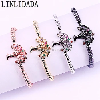 10Pcs Micro Pave CZ Tree Bracelet Women Jewelry Mix Color Handmade Braided Macrame Bracelets with 4mm Beads
10Pcs Micro Pave CZ Tree Bracelet Women Jewelry Mix Color Handmade Braided Macrame Bracelets with 4mm Beads