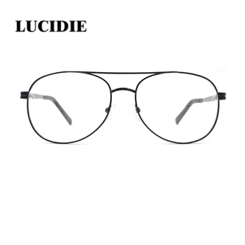 LUCIDIE Fashionable hot-selling oval stainless steel eyewear frame Men and women classic clear black golden glasses frame
LUCIDIE Fashionable hot-selling oval stainless steel eyewear frame Men and women classic clear black golden glasses frame