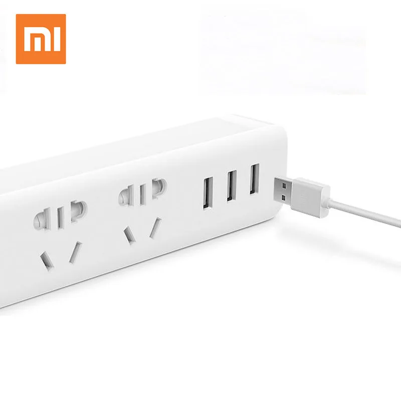 XIAOMI USB Electrical Power Socket Plug With 3 USB Extension Socket Plug Multifunctional Smart Power Strip 10A 250V 2500W Stock
XIAOMI USB Electrical Power Socket Plug With 3 USB Extension Socket Plug Multifunctional Smart Power Strip 10A 250V 2500W Stock