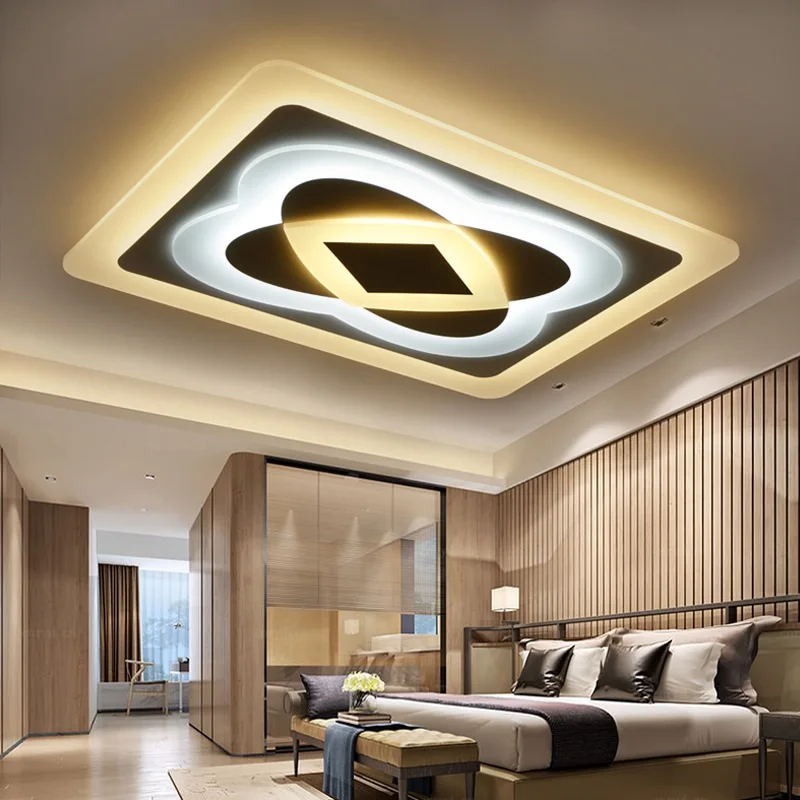 LED ultra - thin ceiling lamp modern simple rectangular living room lights acrylic bedroom lights indoor lighting AC90-260V
LED ultra - thin ceiling lamp modern simple rectangular living room lights acrylic bedroom lights indoor lighting AC90-260V