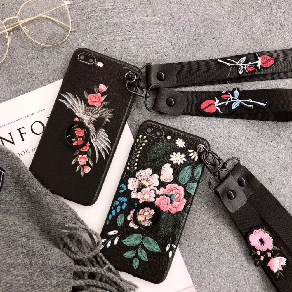 Case For Apple iPhone 7 6S 8 Plus X 6 New Stilose Flowers Retro Luxury Mobile Phone Cases With Rings Lanyard Floral Vintage Cute
Case For Apple iPhone 7 6S 8 Plus X 6 New Stilose Flowers Retro Luxury Mobile Phone Cases With Rings Lanyard Floral Vintage Cute