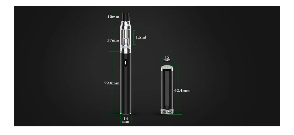 650mAh Digiflavor Upen Starter Kit with 1.2ohm Nano Coil & 1.5ml Tank Vape Pen Kit Vaporizer Electronic Cigarette vs vape pen 22