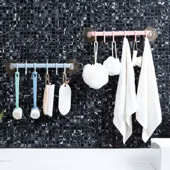 Hot 6 Hooks Storage Hanger Rack Wall Mounted Kitchen Hanging Holder Colorful Sucker Suction Hooks Home Bathroom Accessories
Hot 6 Hooks Storage Hanger Rack Wall Mounted Kitchen Hanging Holder Colorful Sucker Suction Hooks Home Bathroom Accessories