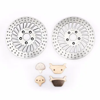 BIKINGBOY Front Rear Brake Disks Brake Pads Kit For Harley Dyna 1340 FXDB Glide Daytona Sturgis 91-99 FXDWG Wide Rider 93-98
BIKINGBOY Front Rear Brake Disks Brake Pads Kit For Harley Dyna 1340 FXDB Glide Daytona Sturgis 91-99 FXDWG Wide Rider 93-98