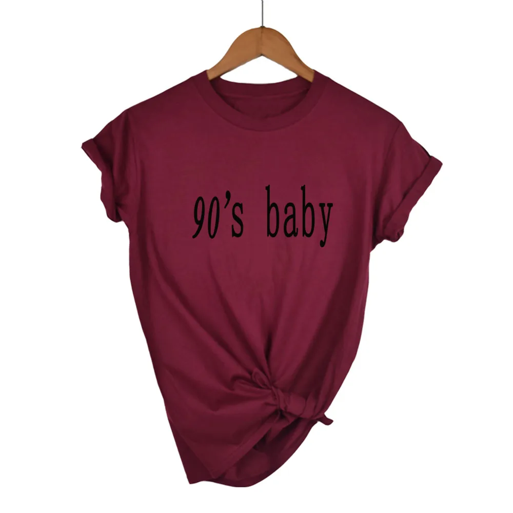 2018 Fashion Clothes for Women Summer Tops 90'S Baby Letter Printed Harajuku T Shirt Red Stripped female T-shirt
2018 Fashion Clothes for Women Summer Tops 90'S Baby Letter Printed Harajuku T Shirt Red Stripped female T-shirt