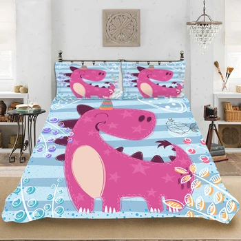 Yi Chu Xin cartoon 3d dinosaur Bedding Sets Luxury kids Duvet Cover and Pillowcase twin/queen size boy's duvet set
Yi Chu Xin cartoon 3d dinosaur Bedding Sets Luxury kids Duvet Cover and Pillowcase twin/queen size boy's duvet set