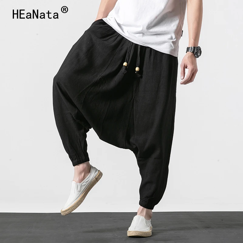Men Harem Pants 2019 Big Crotch Pants Mens Streetwear Sweatpants Male Cotton Linen Vintage Joggers Pants Plus Size
Men Harem Pants 2019 Big Crotch Pants Mens Streetwear Sweatpants Male Cotton Linen Vintage Joggers Pants Plus Size