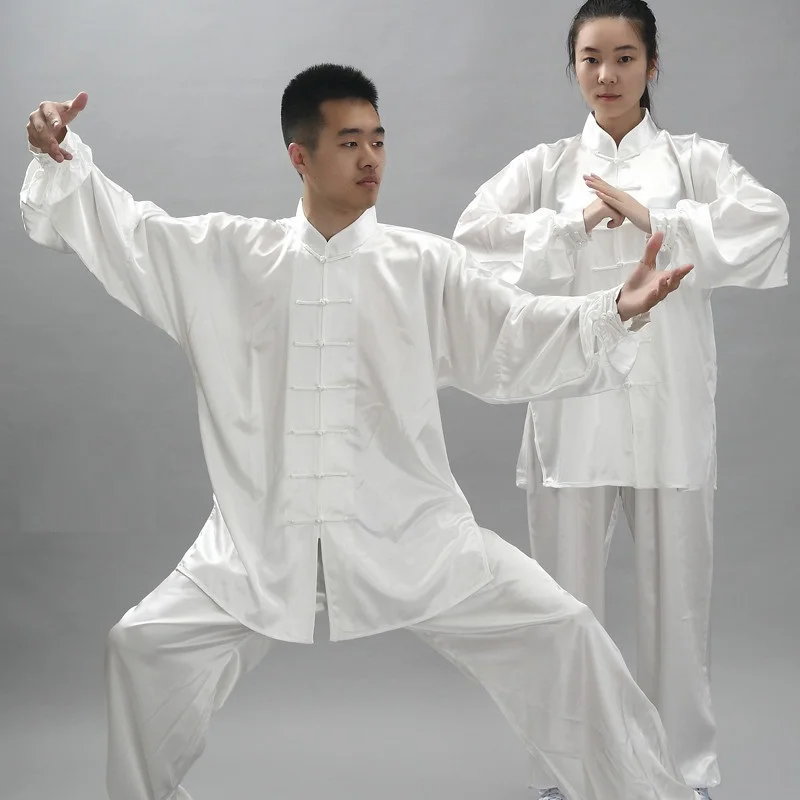 Women Men Tai Chi Clothes Chinese Uniform Top Shirt Pants Set Practicing Exercise Spring Summer
Women Men Tai Chi Clothes Chinese Uniform Top Shirt Pants Set Practicing Exercise Spring Summer