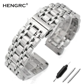 Stainless Steel Watchband Bracelet 20mm 22mm Men Metal Polished Watch Band Strap Clocks Accessories
Stainless Steel Watchband Bracelet 20mm 22mm Men Metal Polished Watch Band Strap Clocks Accessories