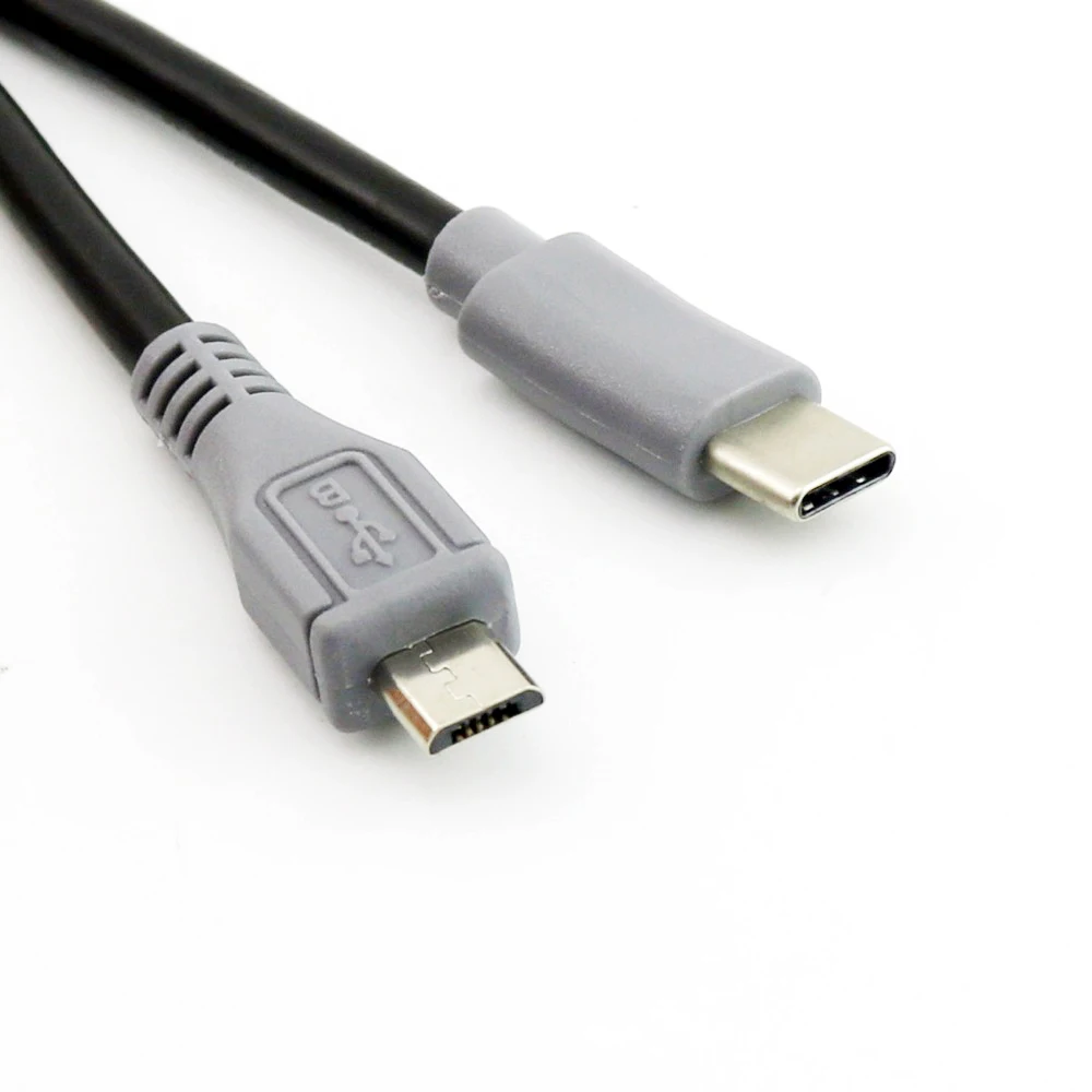 10pcs USB 3.1 Type-C Male Plug to USB Micro Male Plug Charging Data OTG Connector Adapter Male to Male Cable 25cm/1m
10pcs USB 3.1 Type-C Male Plug to USB Micro Male Plug Charging Data OTG Connector Adapter Male to Male Cable 25cm/1m