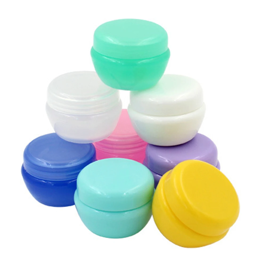 Transparent jar cosmetic sample box 5pcs empty plastic container colorful cream jar mushroom shaped cream sub-bottle
Transparent jar cosmetic sample box 5pcs empty plastic container colorful cream jar mushroom shaped cream sub-bottle