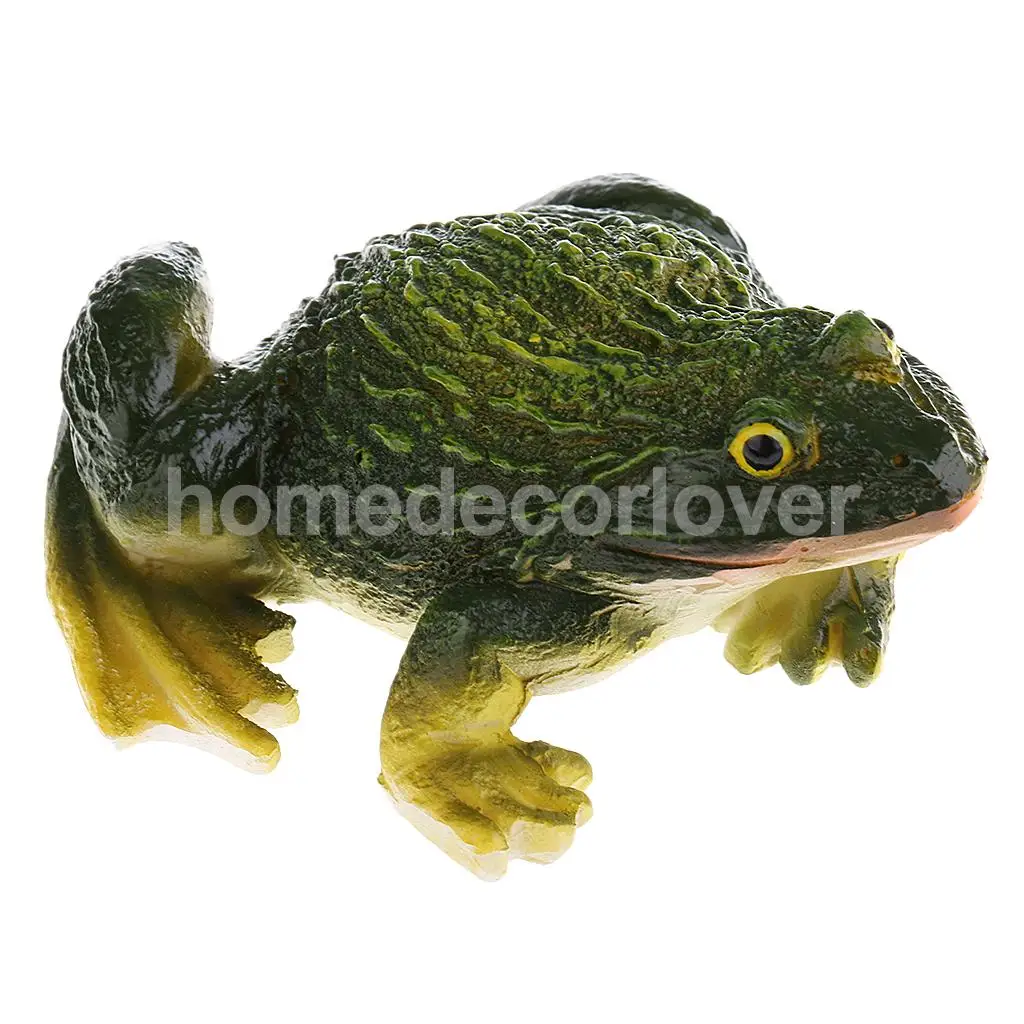 Mini Frog Resin Ornament Figurines Miniatures Bonain Decor for Home Garden Backyard Outdoor Decoration - Green